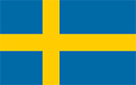 Another flag of Sweden. Illustration.